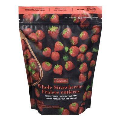 Irresistibles fraises entières surgelées (600 g) - frozen whole strawberries (600 g)