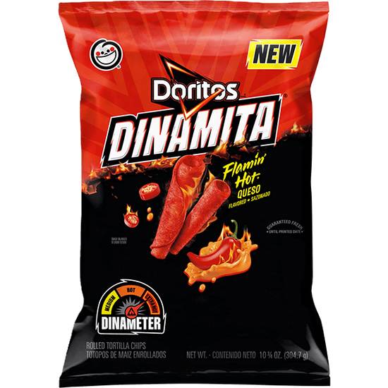 Doritos Dinamita Rolled Tortilla Chips Flamin' Hot Queso 10.75oz