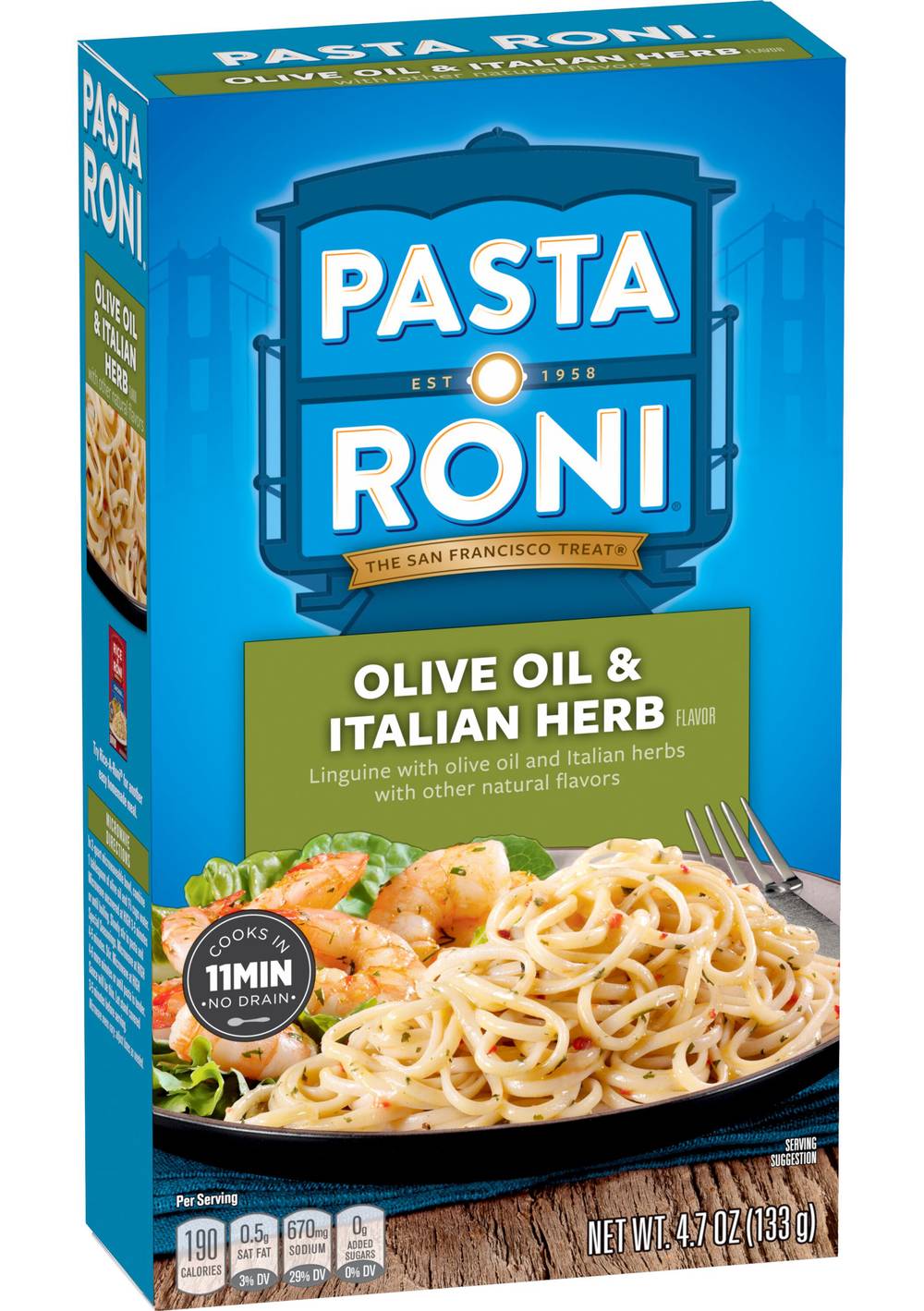Pasta Roni Linguine, Olive Oil-Italian Herb (4.6 oz)