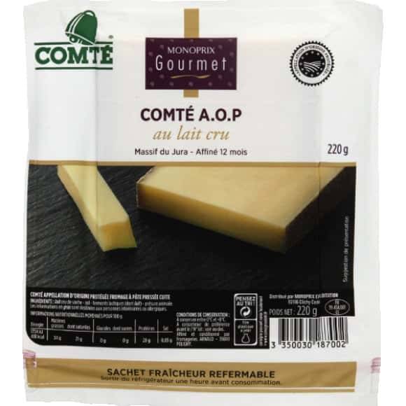 Monoprix Gourmet Comté Aop Le Paquet De 220G