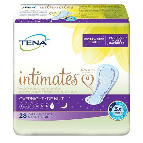 Tena Incontinence Pads For Women, Overnight, 28 Count (1.11 kg)