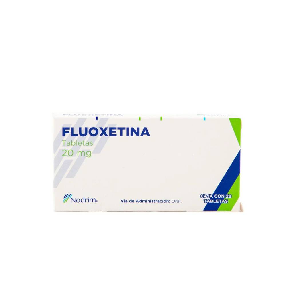Nodrim fluoxetina tabletas 20 mg (28 piezas)