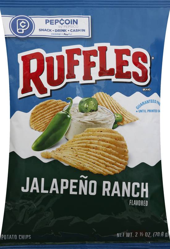 Ruffles Potato Chips (jalapeno ranch)