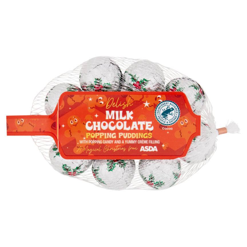 ASDA Delish Milk Chocolate Popping Puddings (100g)