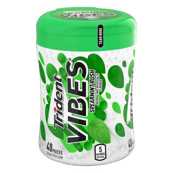 Trident Vibes Rush Chewing Gum (spearmint)