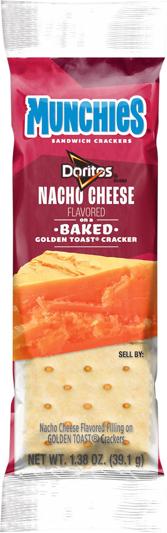 Munchies Doritos Baked Sandwich Crackers (nacho cheese)