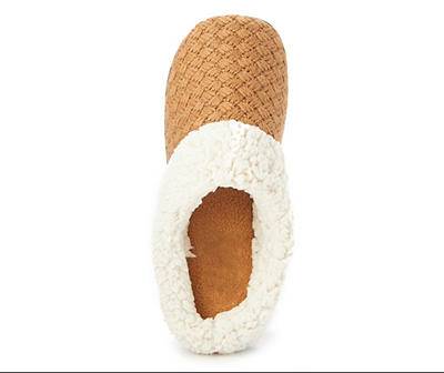 Women's Small Whiskey Sweater Knit Clog Slippers