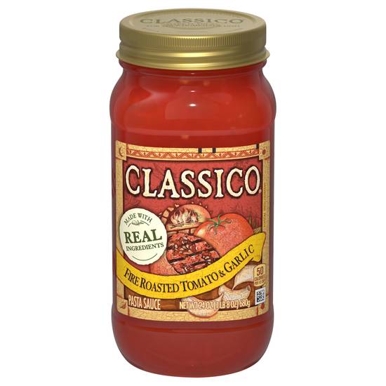 Classico Pasta Sauce Fire Roasted Tomato & Garlic Jar (24 oz)