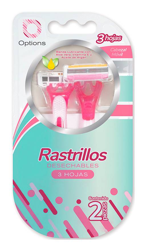 Options · Rastrillo ergonomic 3 hojas (20 g)