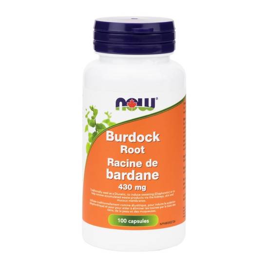Now Burdock Root Capsules 430 mg (100 units)