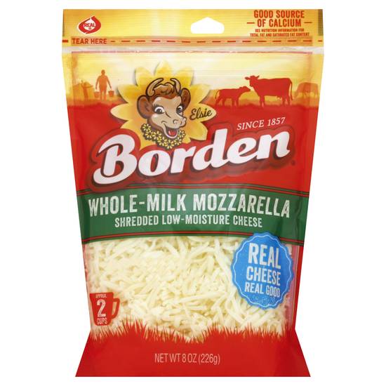Borden Elsie Shredded Whole-Milk Mozzarella Cheese