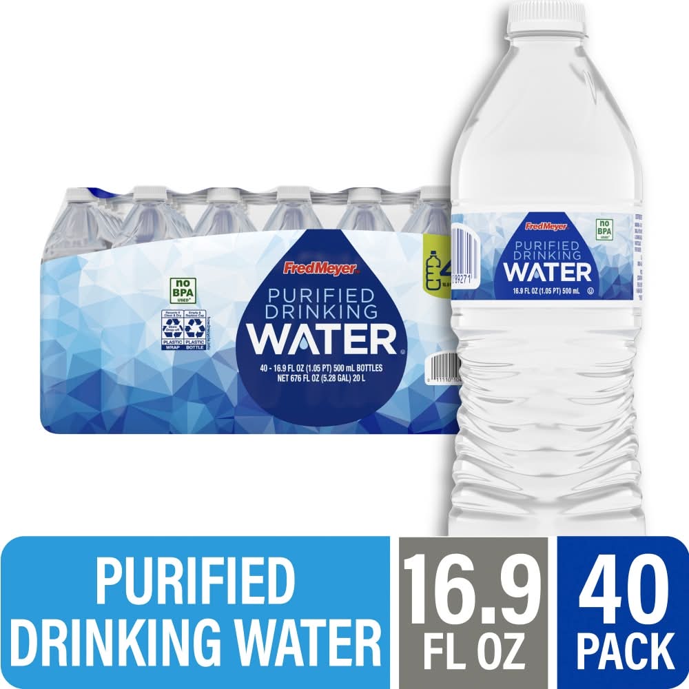 Fred Meyer Purified Drinking Water (40 x 16.9 fl oz)