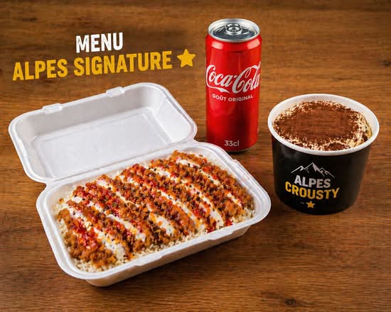 Menu Alpes signature