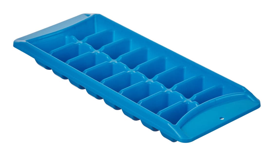 Rectangular Ice Cube Tray 4 Assorted Colors