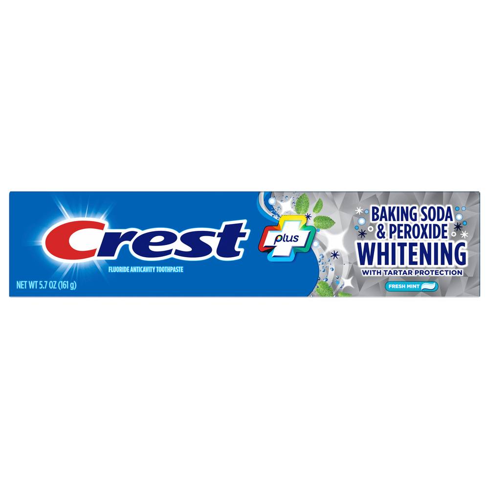 CREST Baking Soda & Peroxide Whitening Toothpaste (5.7 oz)