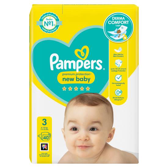 Pampers Premium Protection New Baby Nappies
