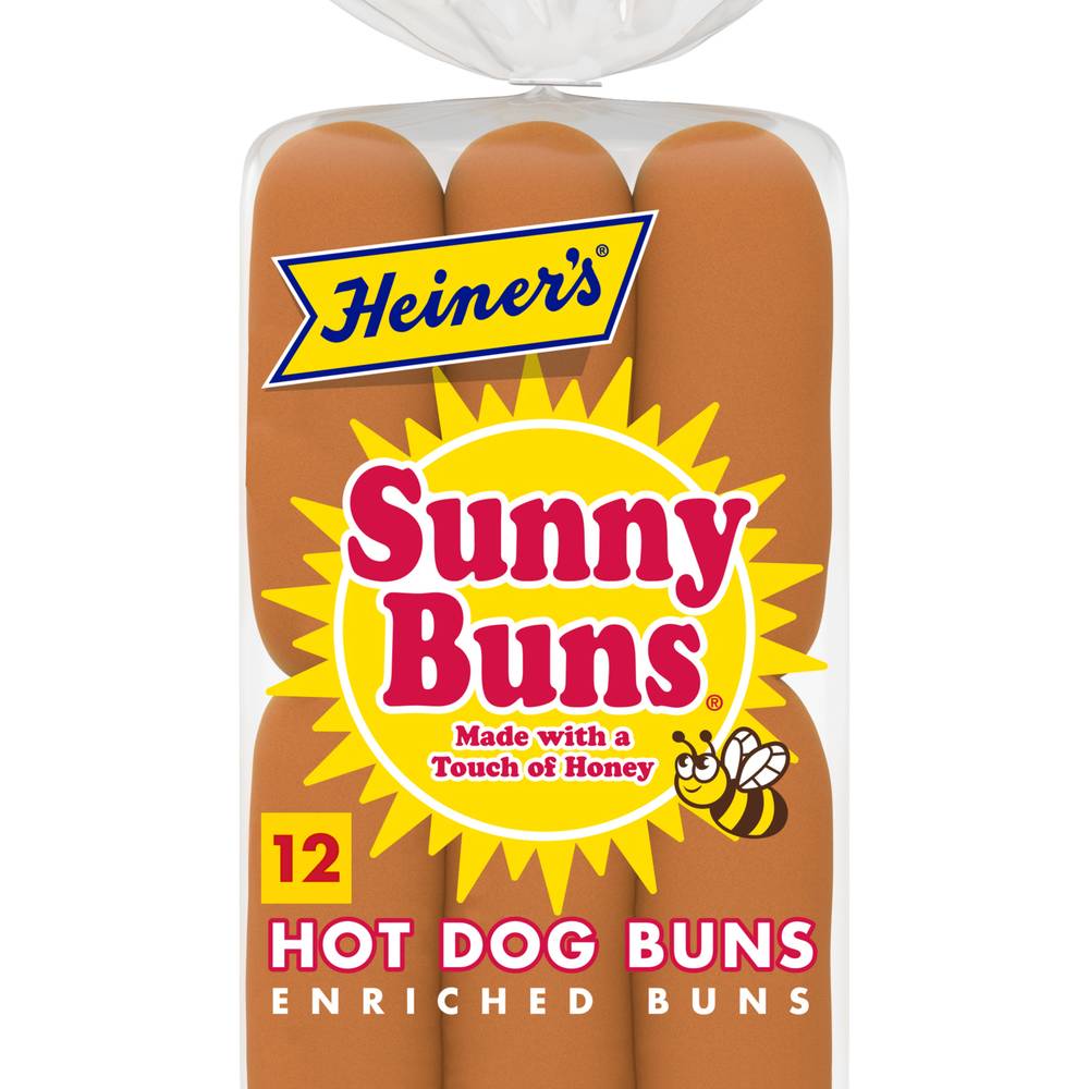 Heiner's Sunny Buns Hot Dog With Honey (1.12 lbs)