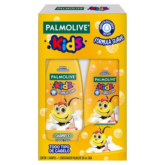 Palmolive kit shampoo + condicionador kids abelhinha 350 ml (2 un)