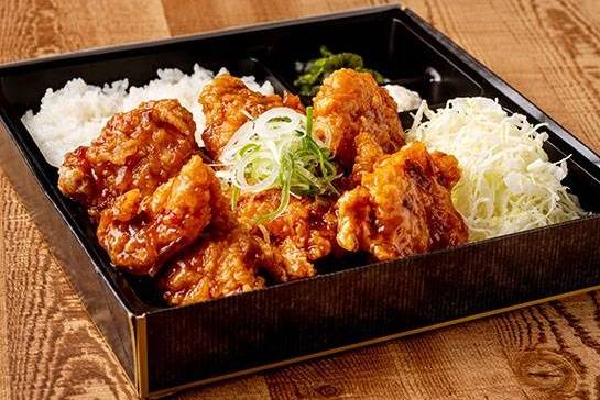 油淋鶏げんこつ唐揚げ弁当 6個 Yurinchi Fried Chicken Bento Box (6 Pieces)