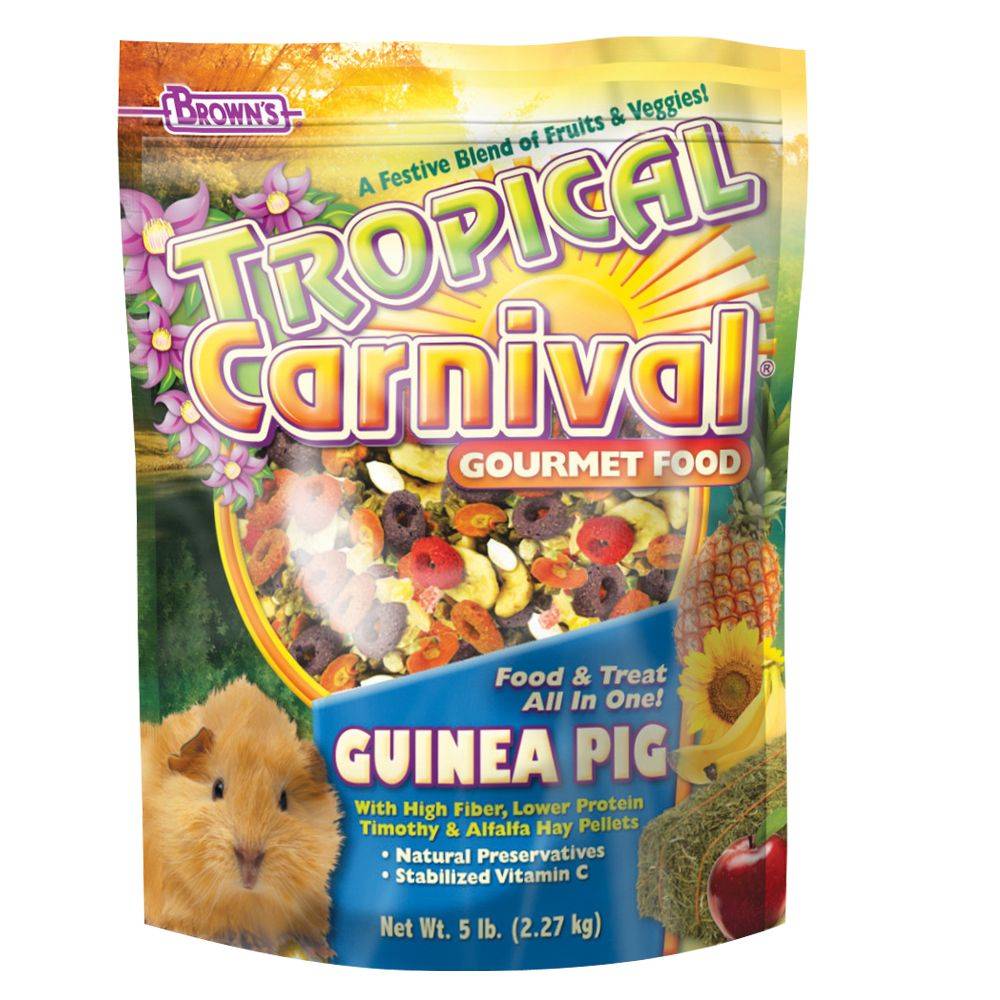 Brown's® Tropical Carnival® Gourmet Guinea Pig Food (Flavor: Other, Size: 5 Lb)