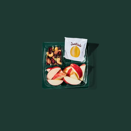 Apples, PB & Trail Mix Snack Box