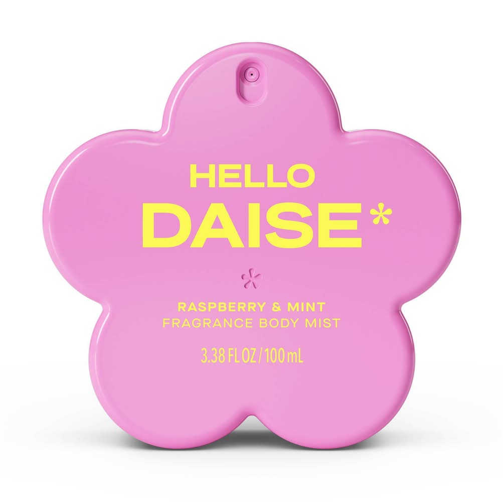 DAISE Hello Fragrance Body Mist, Raspberry-Mint, Women (3.38 fl oz)