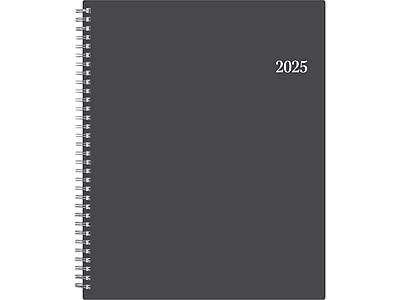 Blue Sky 2025 Passages Weekly & Monthly Planner Plastic Cover, Black