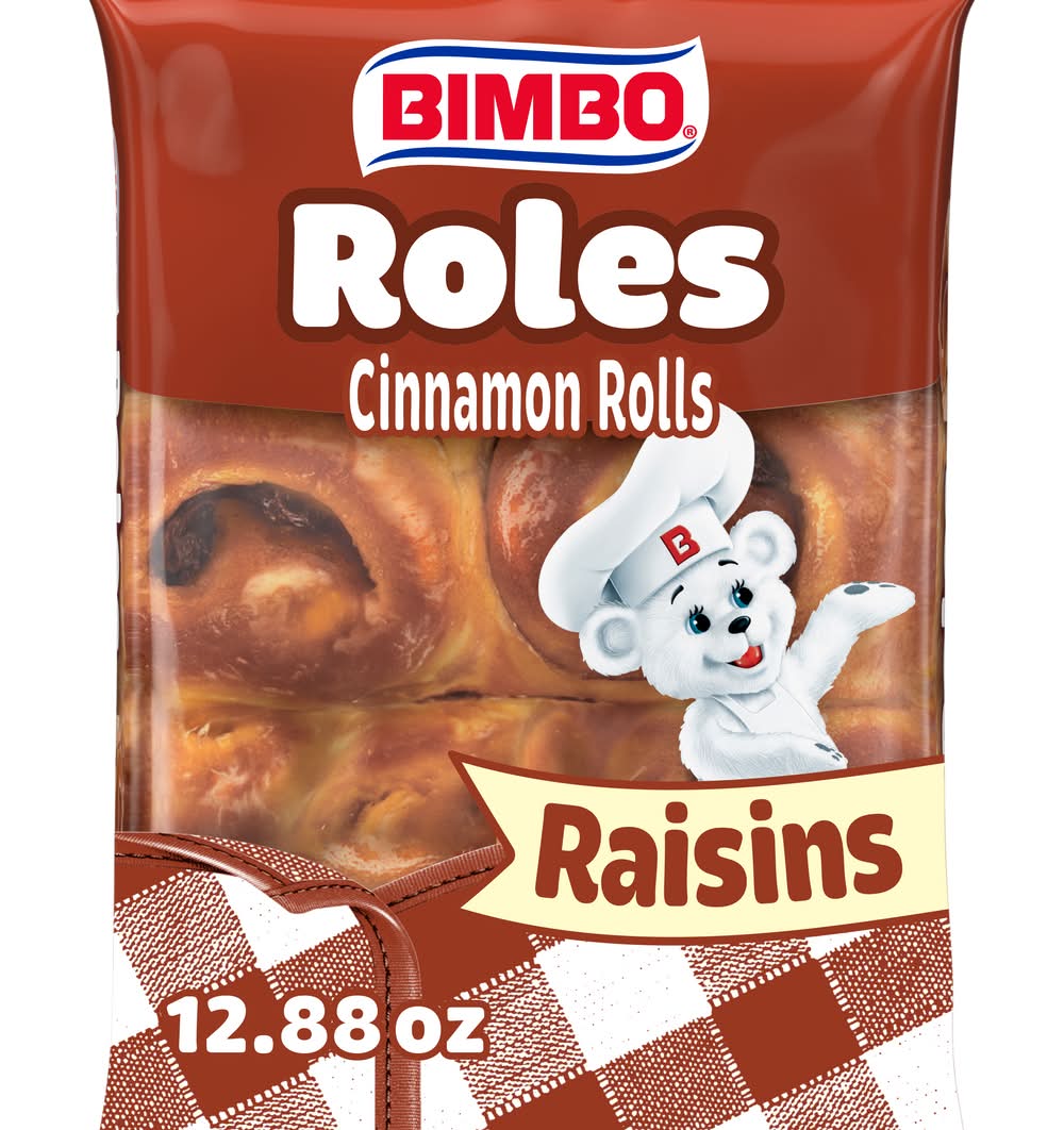 Bimbo Cinnamon Rolls With Raisins (12.9 oz, 6 ct)