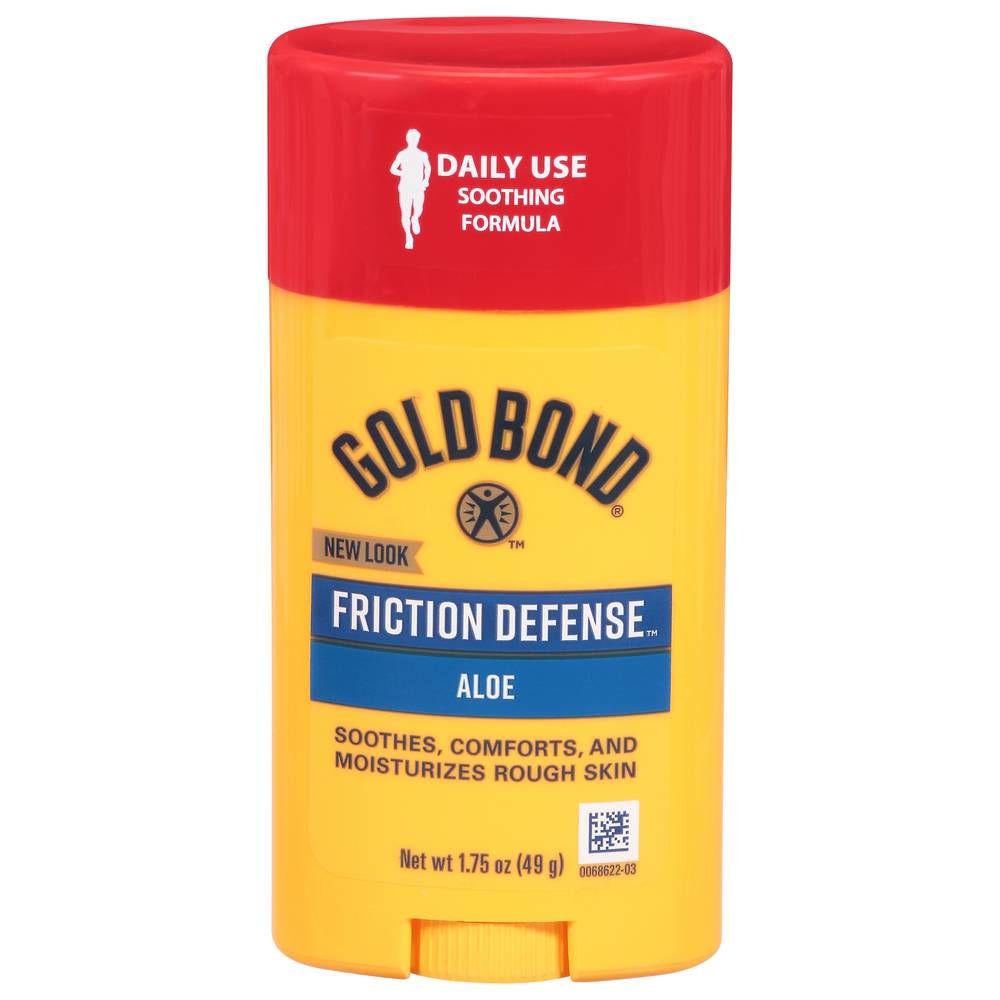 Gold Bond Friction Defense Aloe Soothes Moisturizes Rough Skin (1.8 oz)