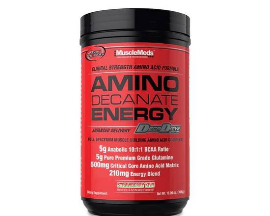 Muscle Meds Amino Decanate Energy Strawberry Kiwi 30 servidas