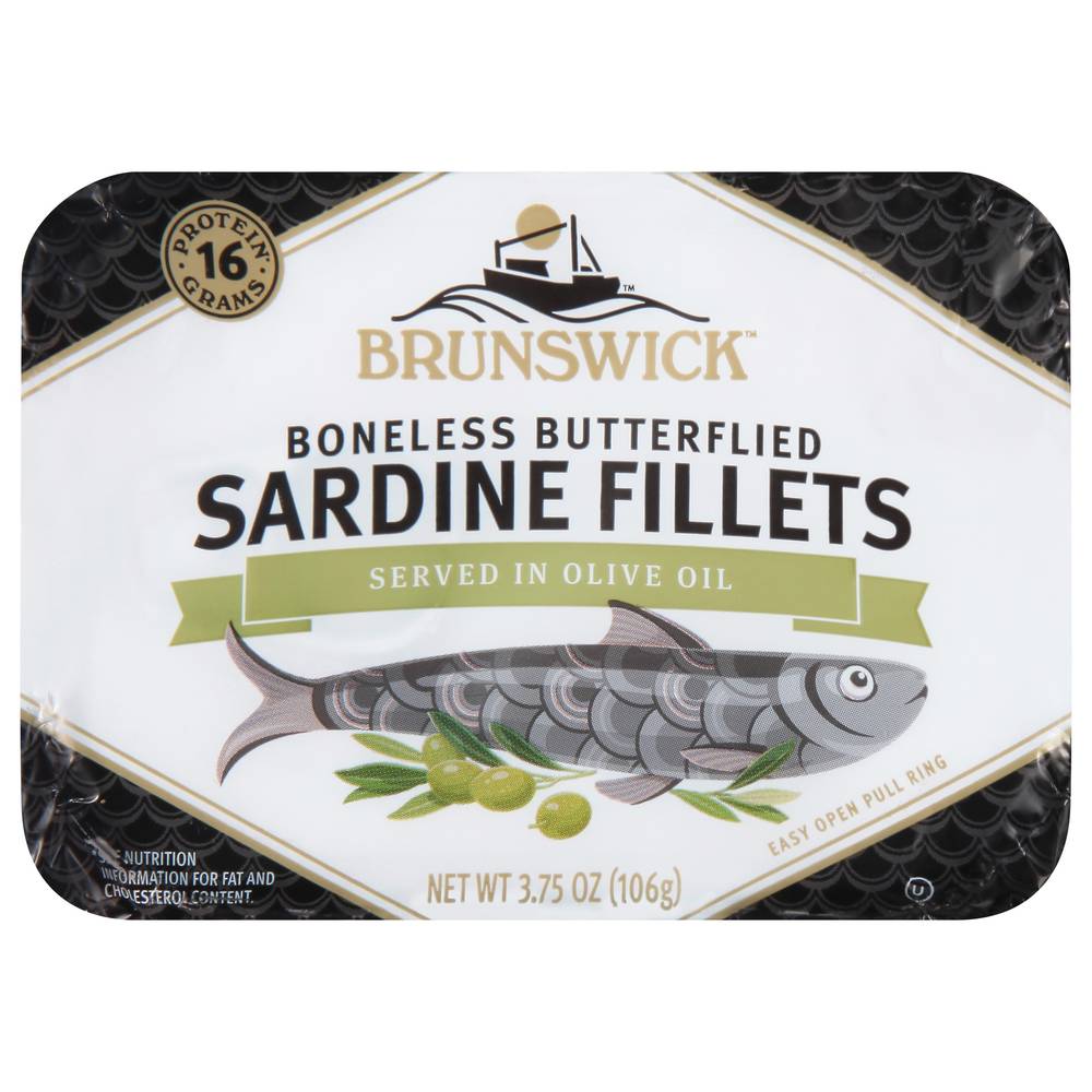 Brunswick Sardines Fillets in Olive Oil (3.8 oz)