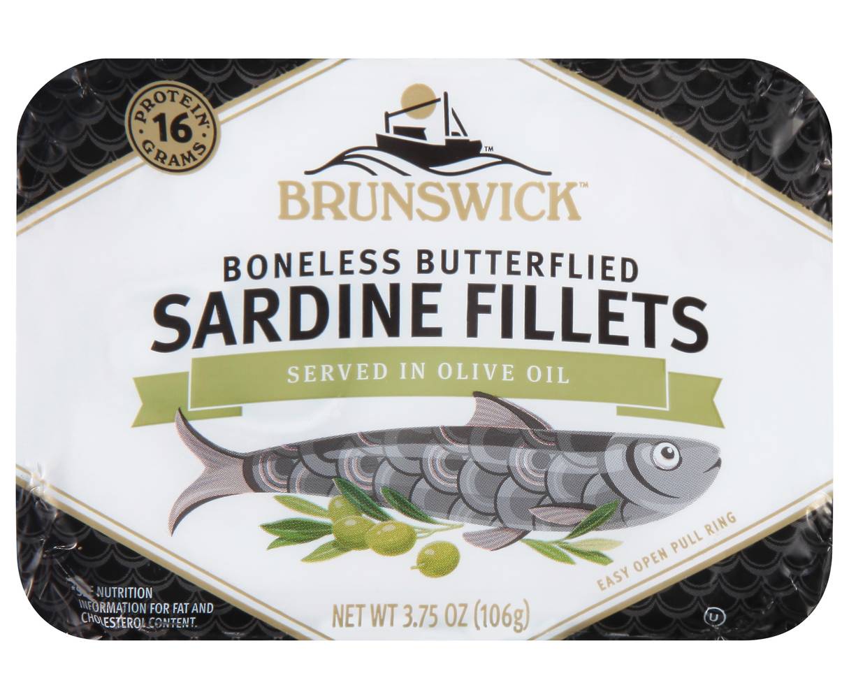 Brunswick Sardines Fillets in Olive Oil (3.8 oz)