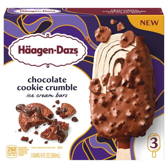 Häagen-Dazs Ice Cream Bars (chocolate cookie crumble)