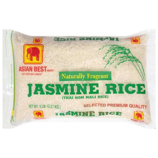 Asian Best Naturally Fragrant Jasmine Rice (5 lbs)