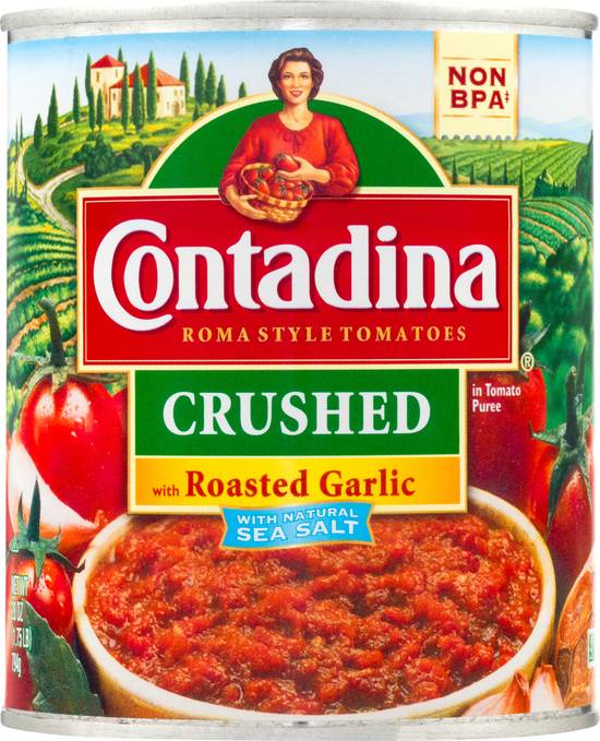 Contadina Crushed & Roasted Garlic Roma Style Tomatoes