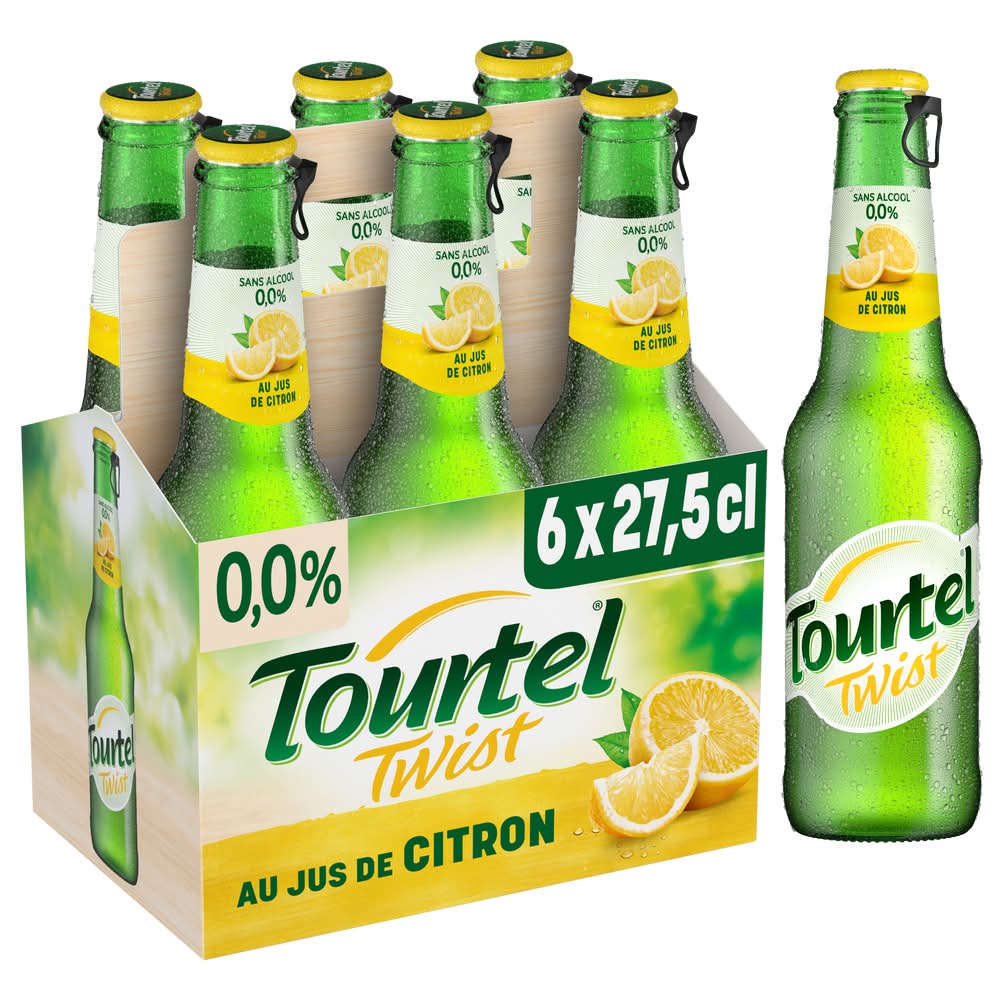 Tourtel Twist - Bière sans alcool, citron (6 x 275ml)