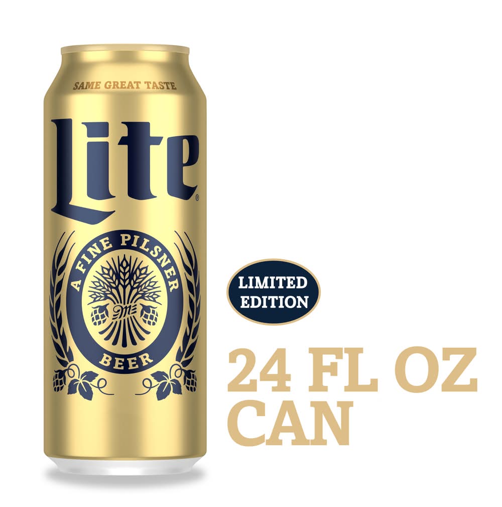 Miller Lite American Style Light Lager Beer (24 fl oz)