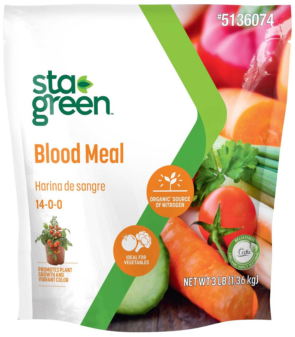 Sta-Green Blood Meal 3-lb Organic Natural Blood Meal All-purpose Food | 12444-6