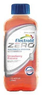 Electrolit Zero Electrolyte Beverage, Strawberry - Banana (21 fl oz)