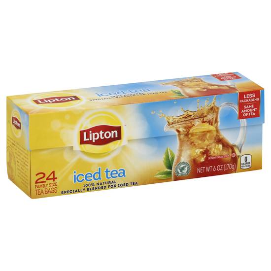 Lipton 100% Natural Iced Tea Bags (6 oz)