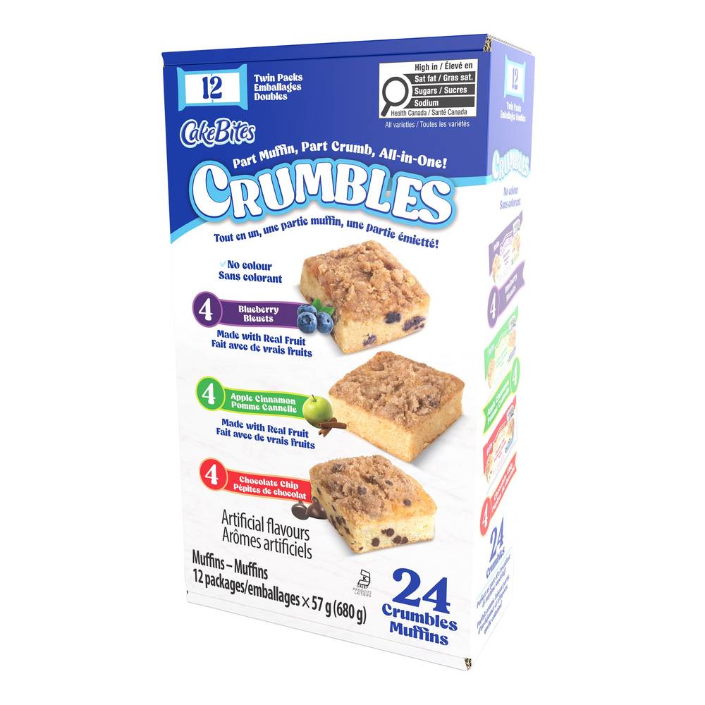 Cakebites Crumbles, 24 Pack