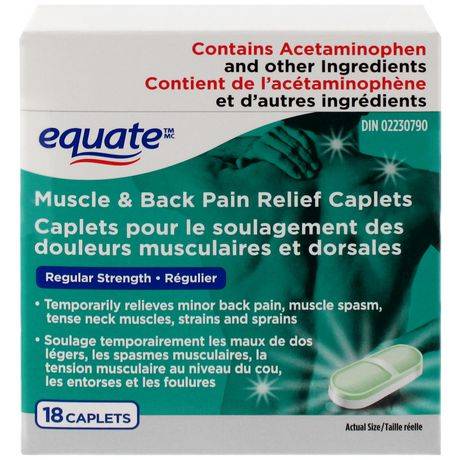 Equate Muscle & Back Pain Relief Caplets