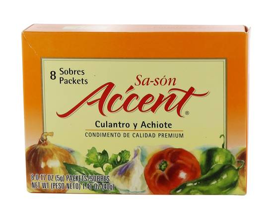 Accent · Culantro & Achiote Seasoning (8 x 0.1 oz)