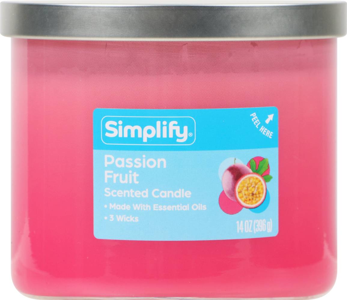 Simplify Scented Candle - Passion Fruit, 14 oz