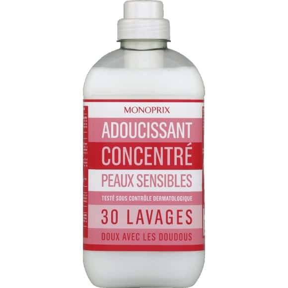 Monoprix Adoucissant Concentré Peaux Sensibles Le Flacon De 750 Ml