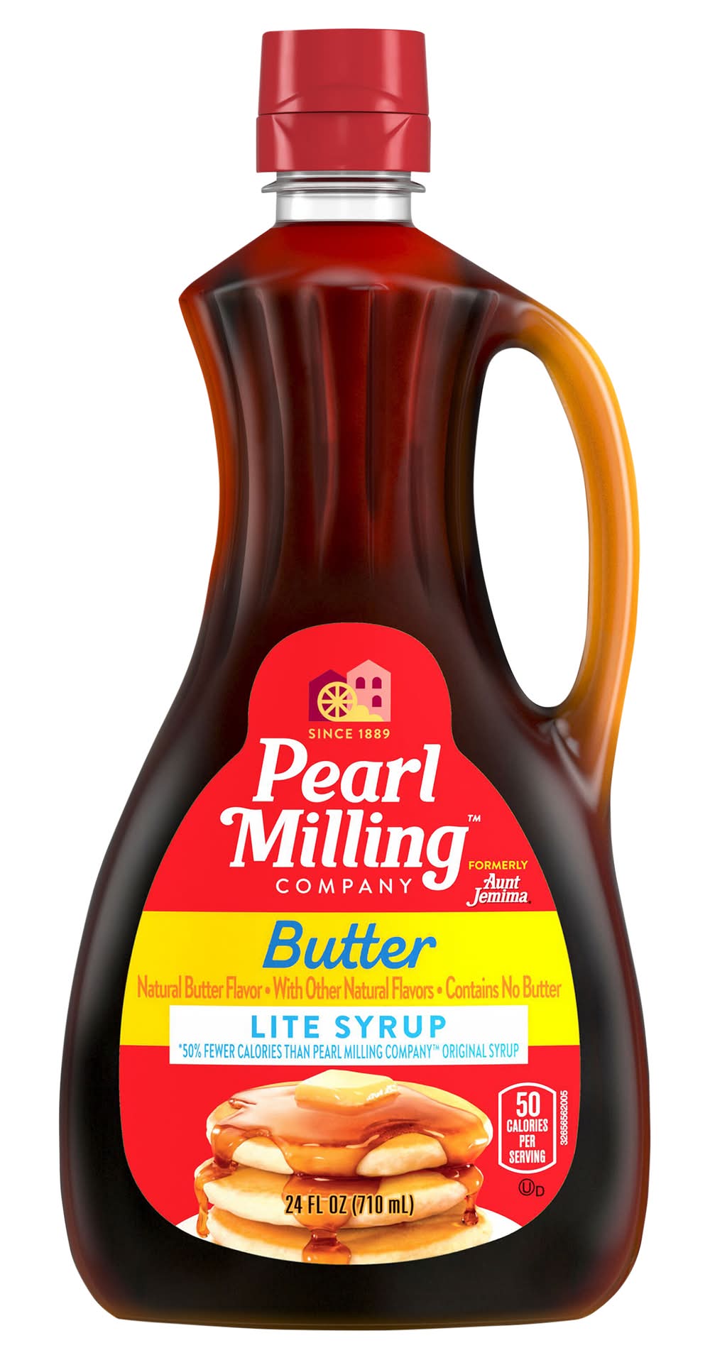 Pearl Milling Company Lite Syrup, Butter (24 fl oz)