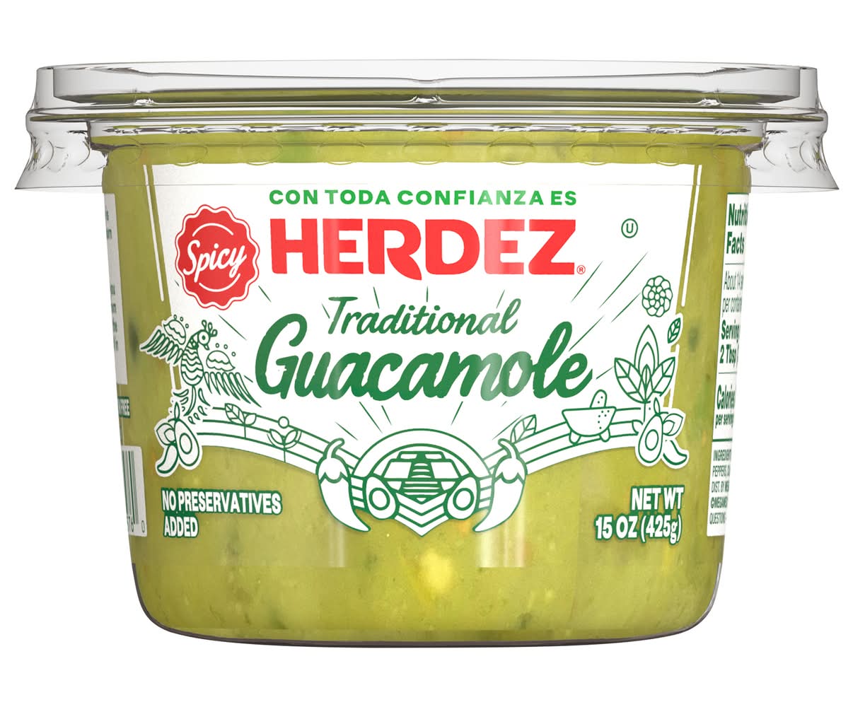 Herdez Traditional Spicy Guacamole (15 oz)