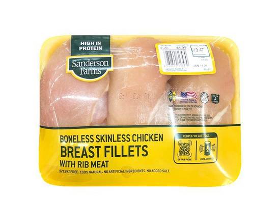 Sanderson Farms · Boneless Skinless Chicken Breast (approx 1.5 lbs)