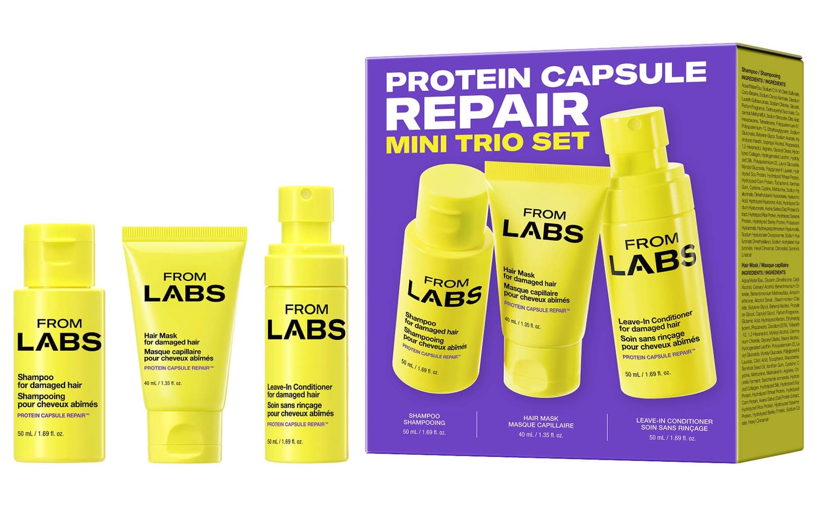 Fromlabs Mini Protein Capsule Keratin Hair Repair Set