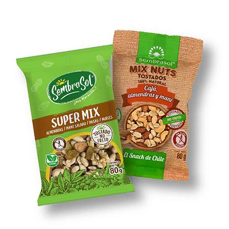 2 Snack Mix Nuts O Super Mix 80gr X $2990
